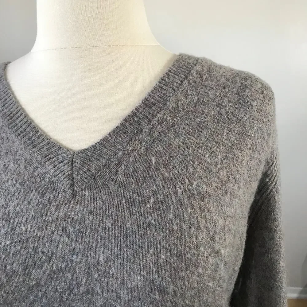 J. Crew • V Neck Front Pocket Tunic Sweater